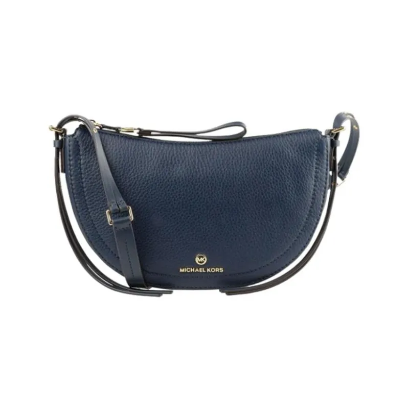 MICHAEL KORS Leather Crossbody Bag, Shoulder Bag Women's Blue-0