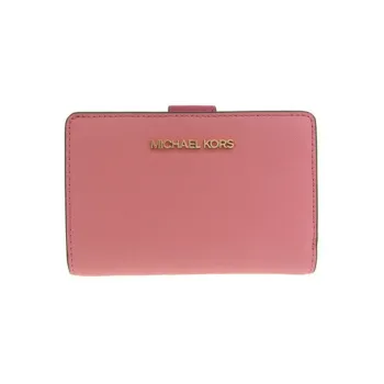 MICHAEL KORS Leather Wallet Women's Pink