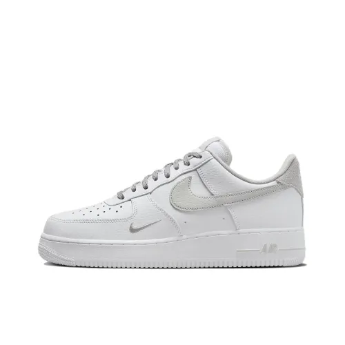 Nike Air Force 1 Skateboard Shoes Men Low-Top White Gray