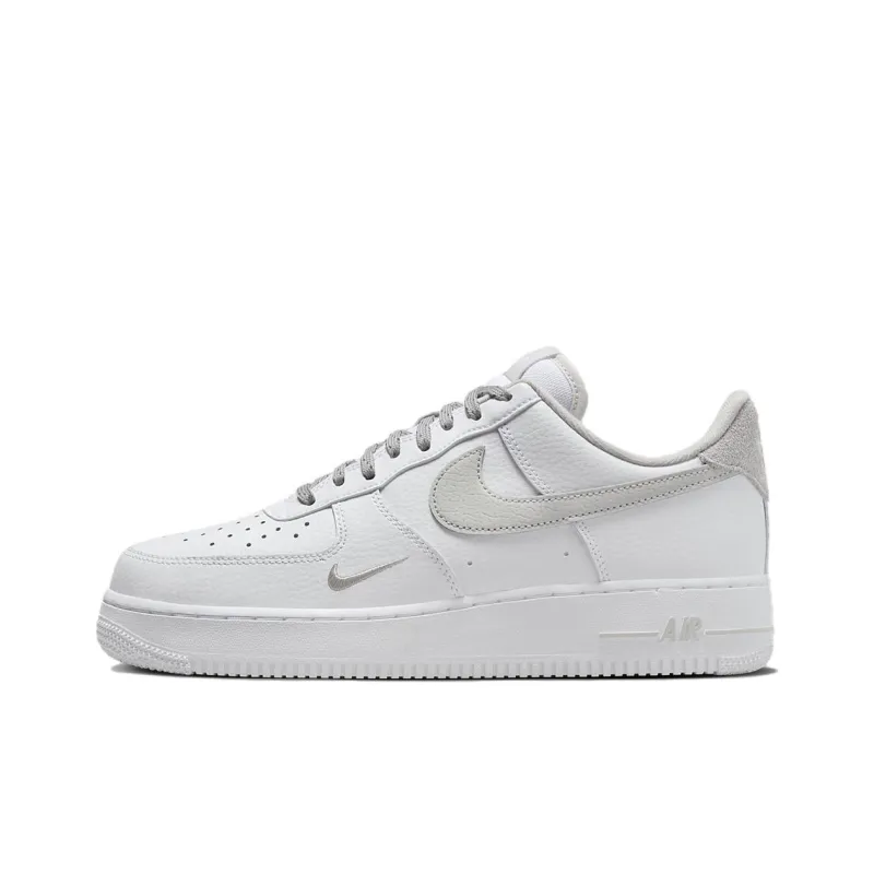 Nike Air Force 1 Low '07 White Light Iron Ore Reflective Swoosh-0