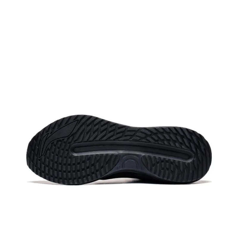 LiNing YueYing 3.0 Cushioning Anti Slip And Wear Resistant Low Top Running Shoes Men's Black Blue-2