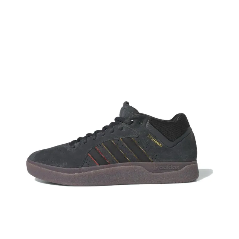 Adidas Tyshawn Remastered Carbon Core Black Preloved Brown-0