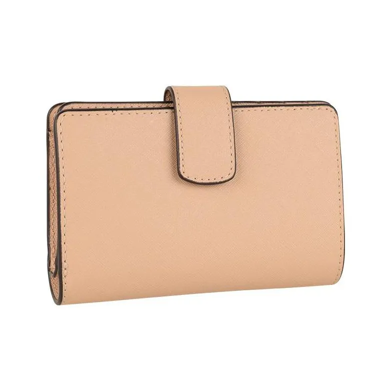 MICHAEL KORS Leather Wallet Regular Women's Apricot Pink-3