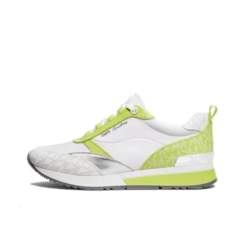 MICHAEL KORS Allie Stride Low Top Casual Shoes Women's White Green