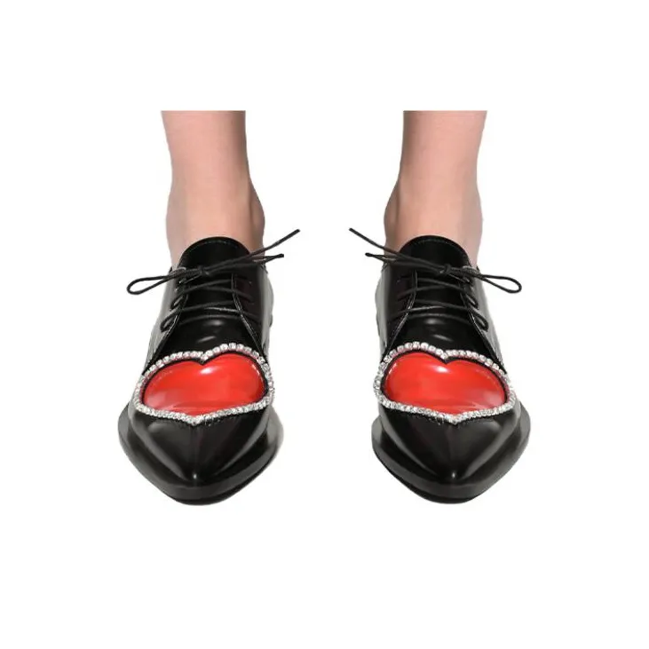 Nina Zarqua Lover Brouges Casual Single Shoes Women's Black-2