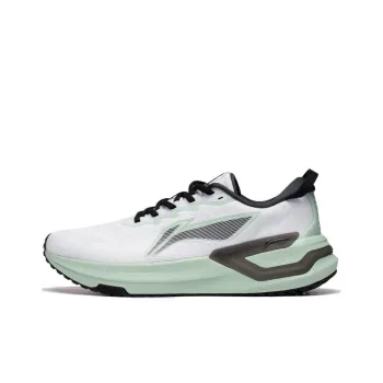 LiNing YueYing 3.0 Cushioning Anti Slip And Wear Resistant Low Top Running Shoes Men's White Green