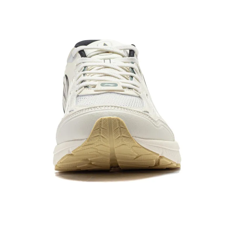LiNing Feather V2 Cushioning Anti Slip And Wear Resistant Low Top Running Shoes Men's Ecru-3