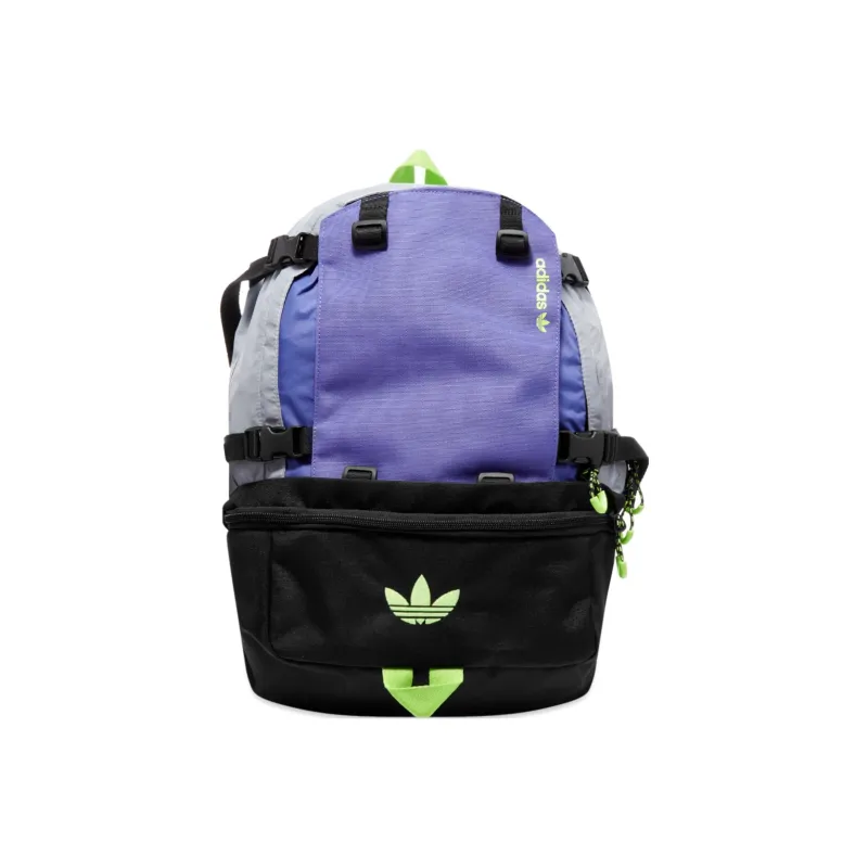 Adidas Originals Nylon Backpack Regular Unisex Purple-1