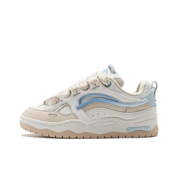 LINING Casual Shoes Women's Low Top Mist White/Dusty Khaki