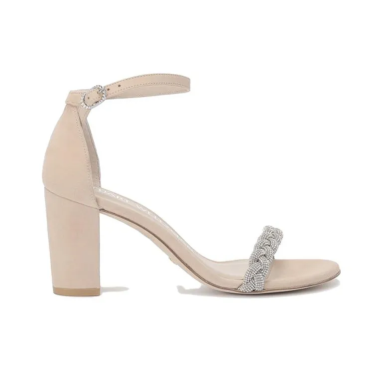 stuart weitzman Nudistcurve 80mm Embellished Sandals-1
