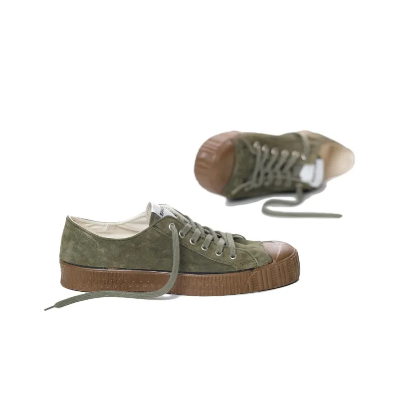 SPALWART Special Low-Top Skateboard Shoes Unisex Olive Green-2