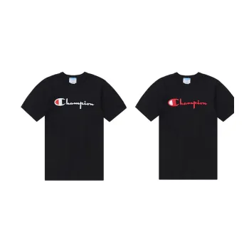 Champion T Shirts Unisex Black