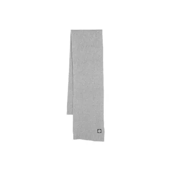 STONE ISLAND Compass Patch Knitted Scarf
