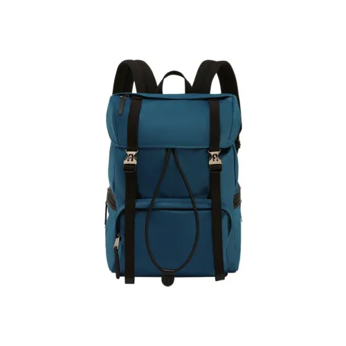 Furla Man Cosmo Nylon Travel Bags Backpack Medium Size Men's Blue