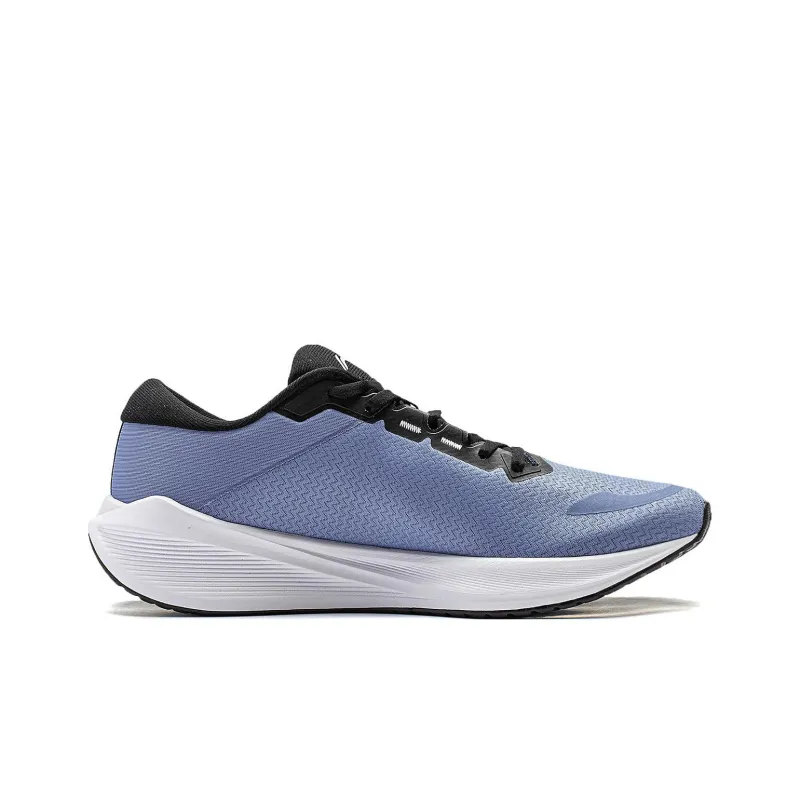 LiNing Wave V2 Cushioning, Slip Resistant, And Abrasion Resistant Low Top Running Shoes Men's Blue-1