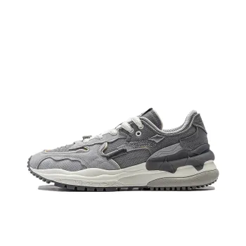 LiNing CF Origin 2 Anti Slip Wear Resistant Low Top Casual Shoes Brick Gray