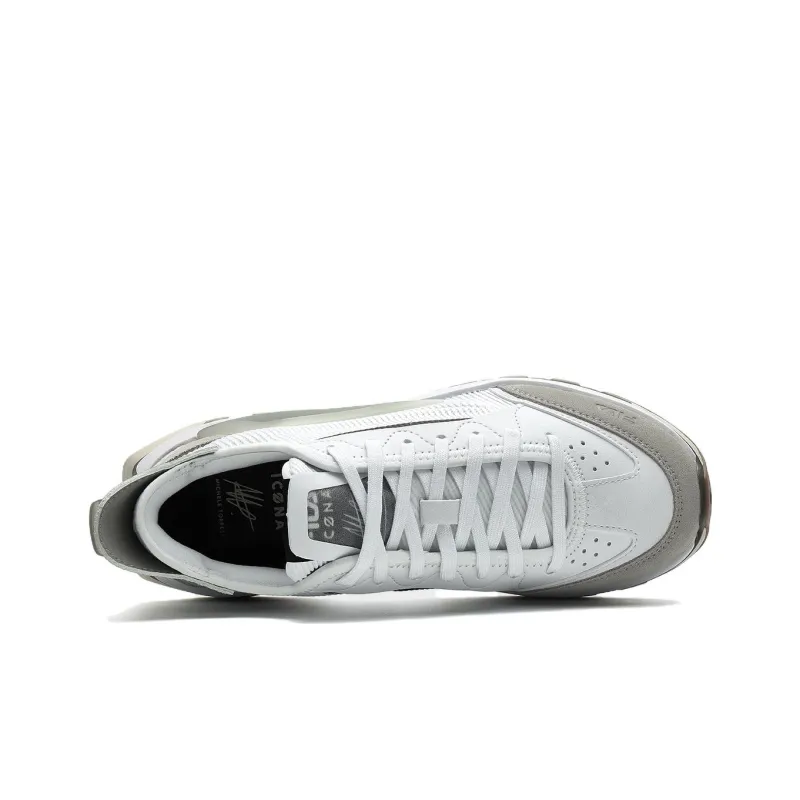FILA Km Shoes 'White Grey Black' Women's-2
