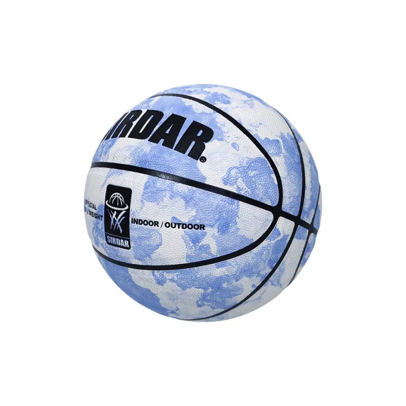 SIRDAR PU Basketball Blue White Size 7 Training Unisex-1