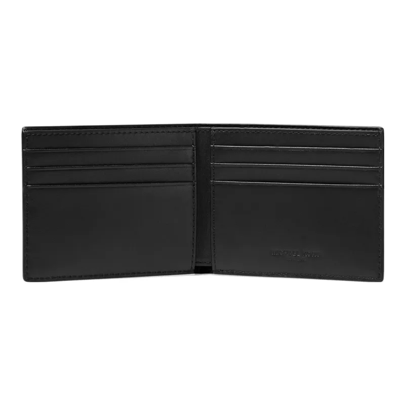 MICHAEL KORS Gifting Artificial Leather Wallet Trumpets Men's Black/Marine Blue-2