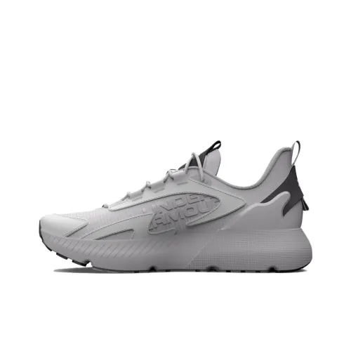 Under Armour HOVR Mega 2 Running Shoes Unisex Low-Top Halo Gray/Modern Gray/Metallic Silver