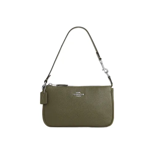 COACH Nolita Leather Shoulder Bag Handbag Shoulder Bag Women's Olive Green