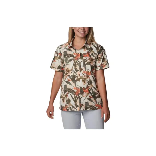 Columbia Silver Ridge Shirts Women's All Over Print