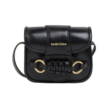 See By Chloe Goatskin Shoulder Bag Crossbody Bag Extra Mini Women's Black