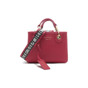 EMPORIO ARMANI Polyurethane Shoulder Bag, Crossbody Bag, Handbag Women's Scarlet