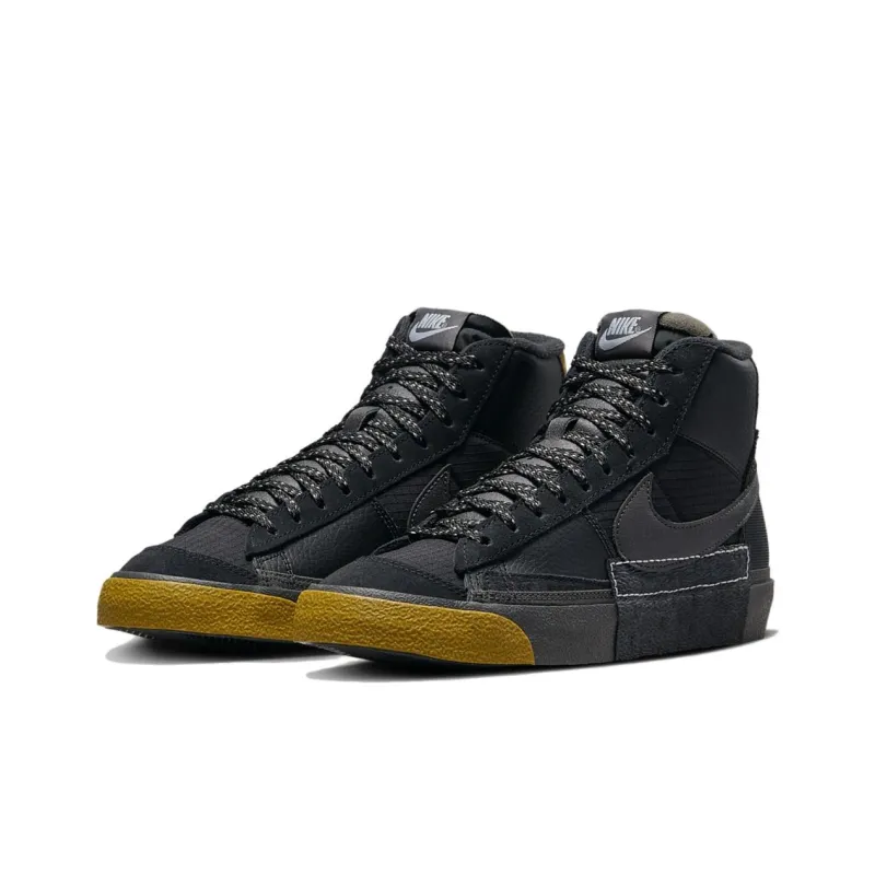 Nike Blazer Mid Pro Club Black Bronzine-2
