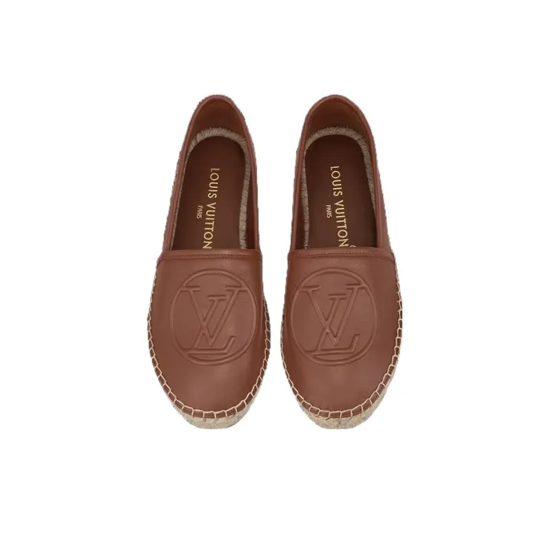 LOUIS VUITTON Starboard Espadrilles Women's Brown-4