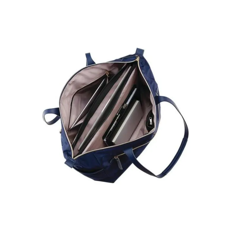 SAMSONITE Nylon Tote Bag Shopping Bag Handbag Shoulder Bag Women's Blue-2