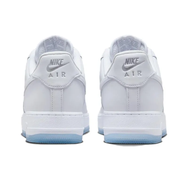 Nike Air Force 1 Low '07 White Ice Blue Sole Men's-4