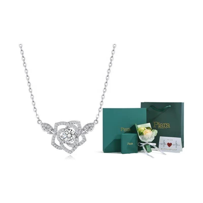 PIARA S925 Silver Necklaces Women's-5