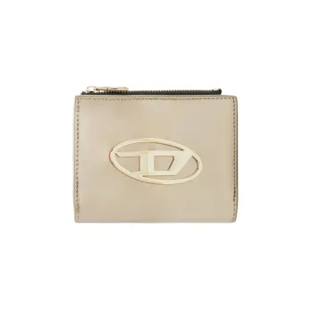 DIESEL Cow Leather Wallet Small Size Women's Metallic