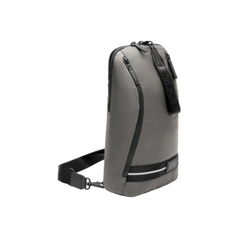 TUMI Tahoe Polyester One Shoulder Crossbody Sling Bags Men's Gray-1