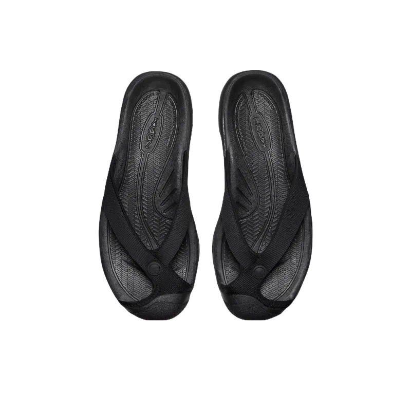 KEEN Waimea H2 Flip Flops Men's Black-3
