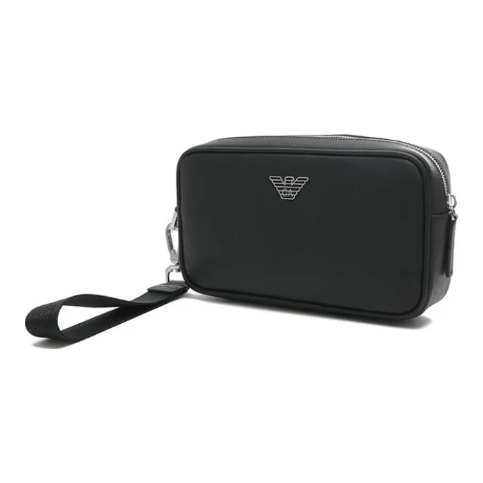 EMPORIO ARMANI Polyamide Clutch Men's Black-1
