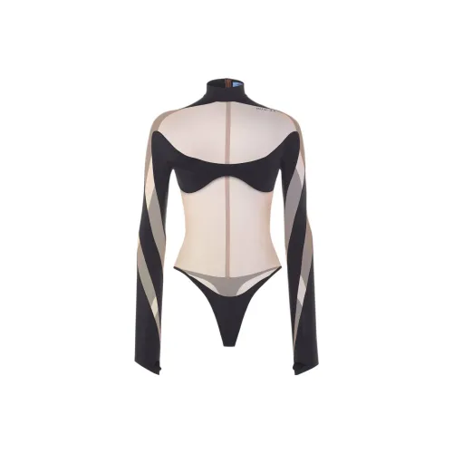 Mugler Bodysuits Women's Black