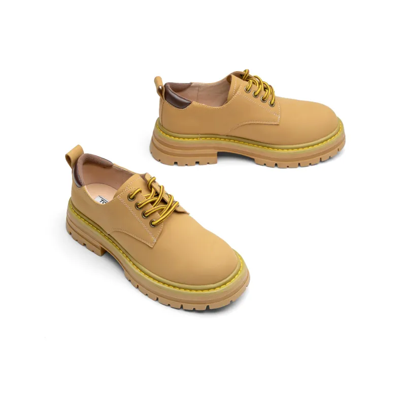 TOOMANYSHOES Outdoor Casual Single Shoes Women's Yellow-1