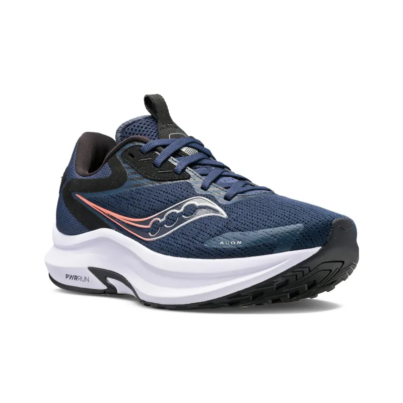 saucony Women's Axon 2 'Navy Silver'-2