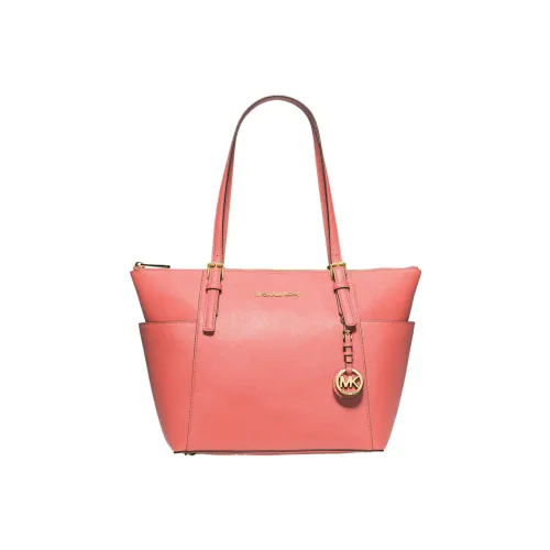 MICHAEL KORS Jet Set Leather stayhomewithbags Bag Shopping Bag Handbag Shoulder Bag Women's Grapefruit Red