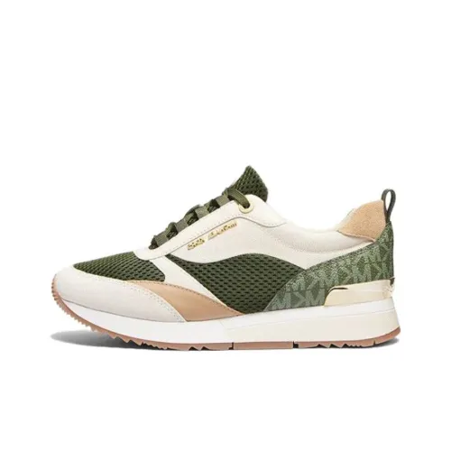 MICHAEL KORS Allie Stride Slip-Resistant Low-Top Casual Shoes Women's Beige Green