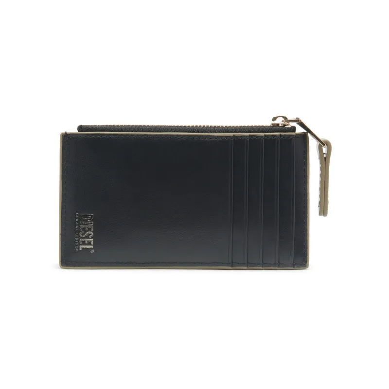 DIESEL Cow Leather Card Holder Regular Women's Metallic-1