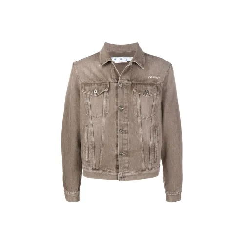 OFF-WHITE Jackets Men Brown