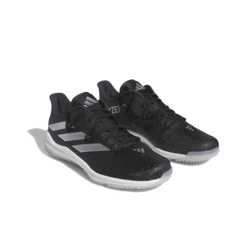 Adidas Adizero Afterburner 9 Turf Baseball Core Black Silver Metallic Carbon-2