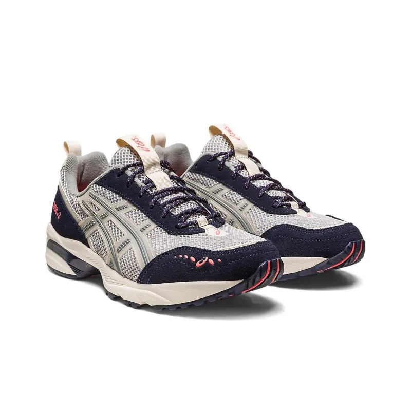 Asics Gel 1090v2 Mid Grey Oatmeal Pink-2