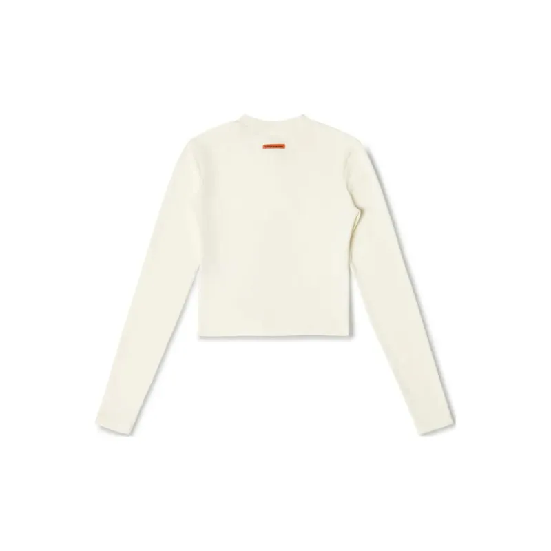 HERON PRESTON Lace up Crop Top-1
