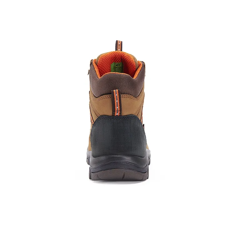 SLEADER Dream Series Slip Resistant, Abrasion Resistant, Breathable High Top Outdoor Shoes Women's Khaki-3