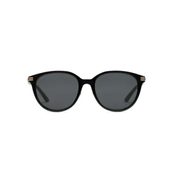 GUCCI Acetate Round Sunglasses Women's Black