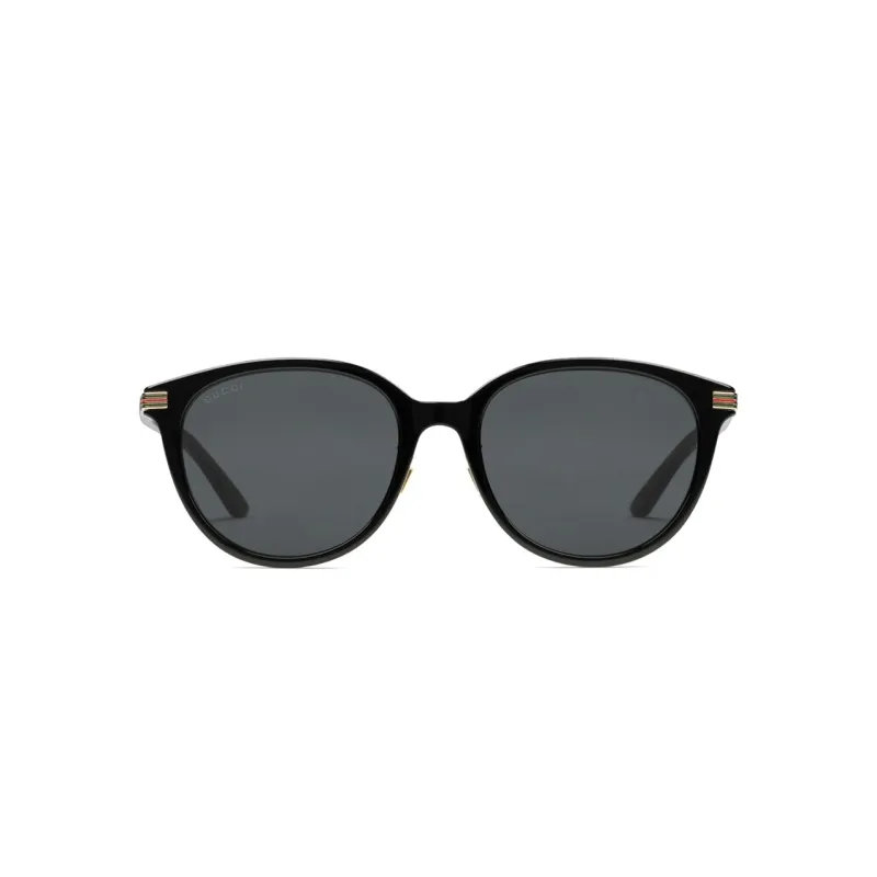 GUCCI Acetate Round Sunglasses Women's Black-0